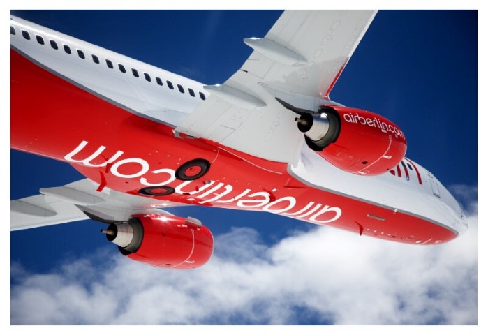 Ein Flugzeug von Air Berlin