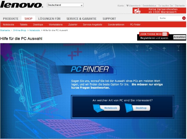 Lenovo Angebot