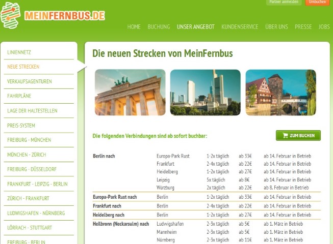 Meinfernbus Angebot