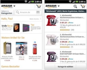 Amazon Mobile App: Kleine App, riesiger Shop Amazon Mobile App: Kleine App, riesiger Shop