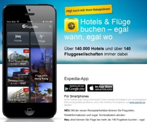 Expedia App: Einfach unkompliziert reisen Expedia App: Einfach unkompliziert reisen