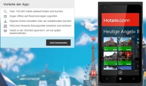 Hotels-App: Alle Hotels in der Hosentasche