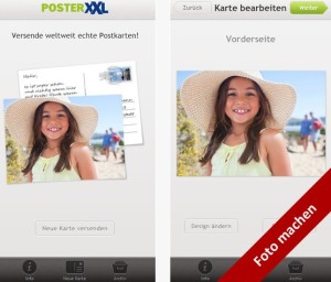 posterXXL App: Urlaubsgrüße aus der ganzen Welt verschicken