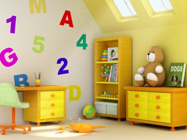 Kinder freuen sich mit Home24 auf ein verspieltes Kinderzimmer. (Bild:Galina Barskaya - Fotolia)