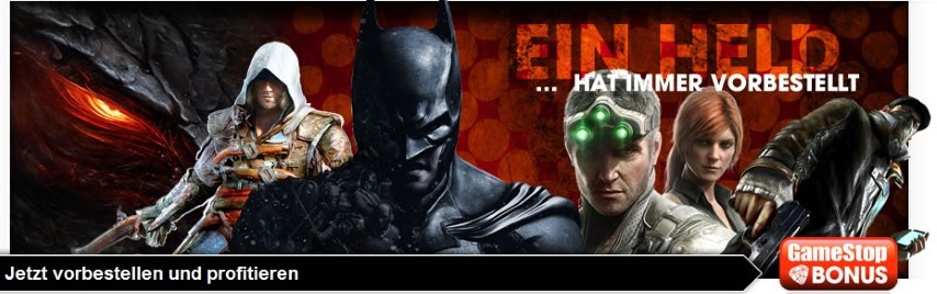 Vorbestellen und Bonus einsammeln bei Gamestop (Bild: Screenshot Gamestop)